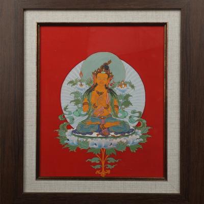 【西藏贡嘎】传统唐卡 唐卡（Thang-ga）唐嘎